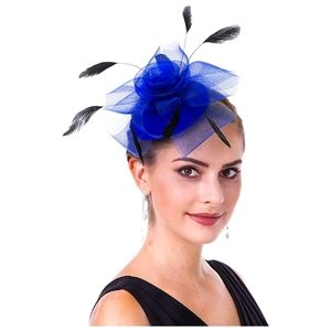 Pretty Navy Blue Coloured Facinator Hat! Brand New With Tags!